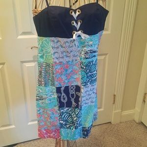 ⚓️💕 Patchwork Lilly Pulitzer nautical dress ⚓️💕